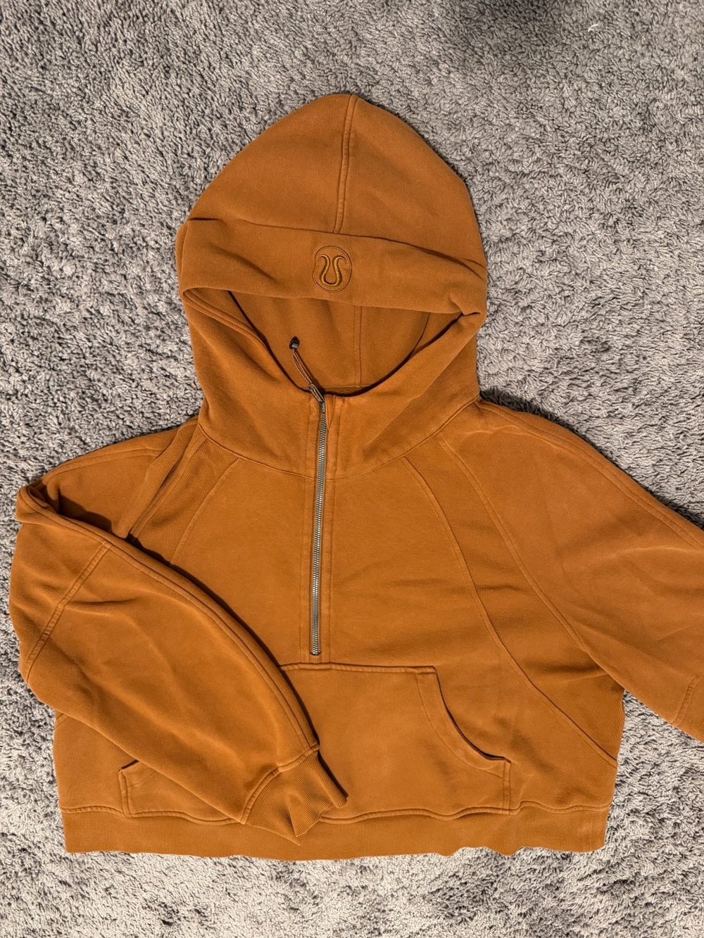 Lululemon Scuba Oversized Half Zip Hoodie XL/XXL - Copper Brown - Picture 1 of 4